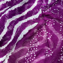 Leheriya Bandhej Saree