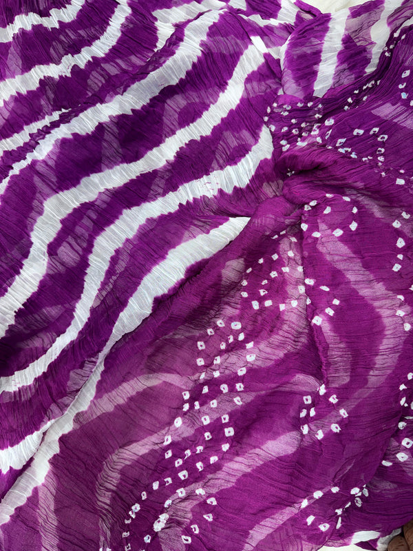Leheriya Bandhej Saree