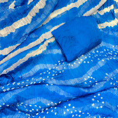Leheriya Bandhej Saree