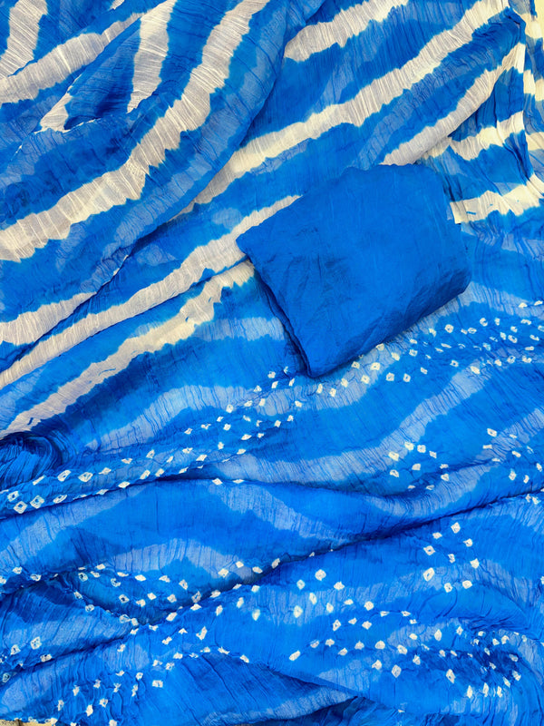 Leheriya Bandhej Saree