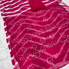 Leheriya Bandhej Saree
