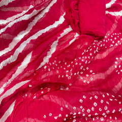Leheriya Bandhej Saree