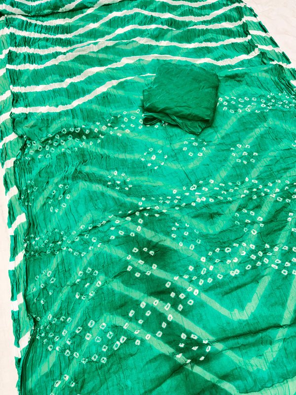 Leheriya Bandhej Saree