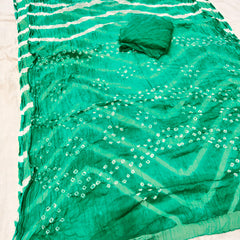 Leheriya Bandhej Saree