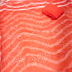 Leheriya Bandhej Saree