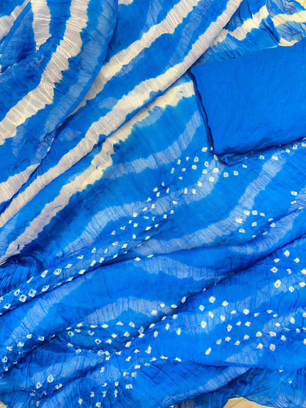 Leheriya Bandhej Saree