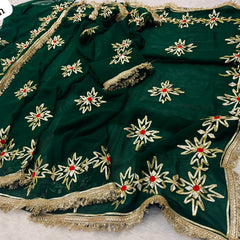 Royal Jorjet Multi Colour Gotta Work Saree