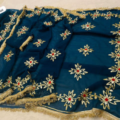 Royal Jorjet Multi Colour Gotta Work Saree