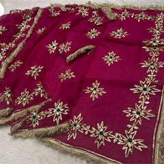Royal Jorjet Multi Colour Gotta Work Saree