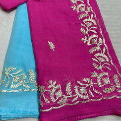 Half Pure Shiffon Saree