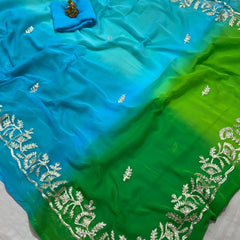 Half Pure Shiffon Saree