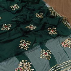 Traditional Rajasthani Gotta Work Saree