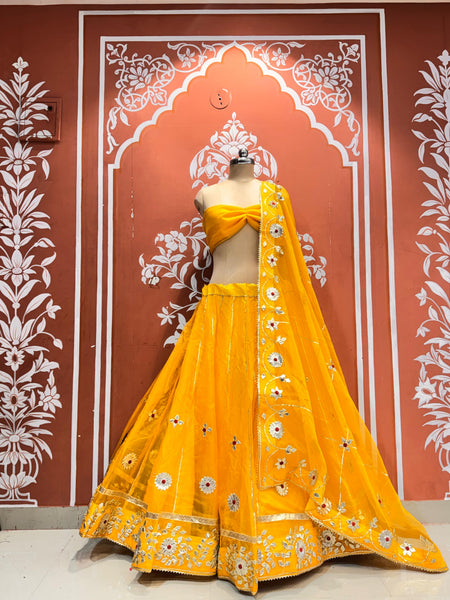 Pure Organza Lehenga Set