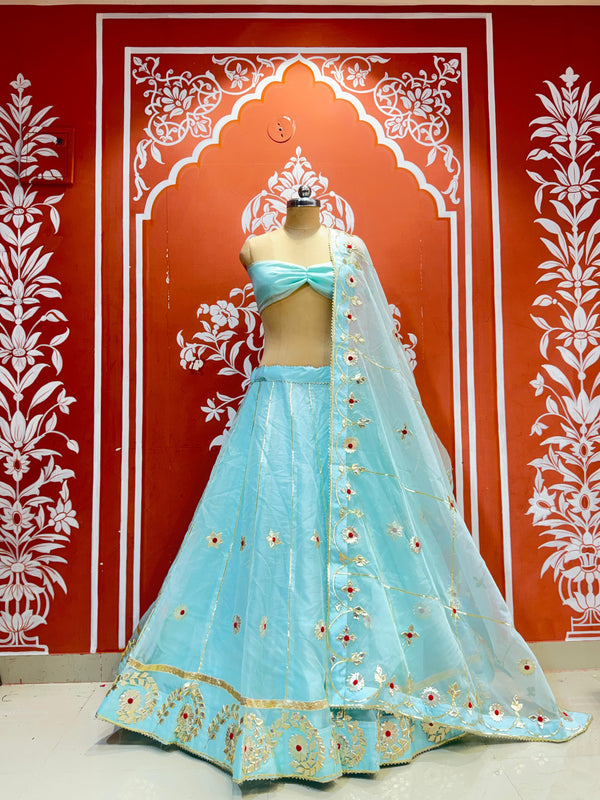 Pure Organza Lehenga Set