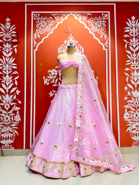 Pure Organza Lehenga Set