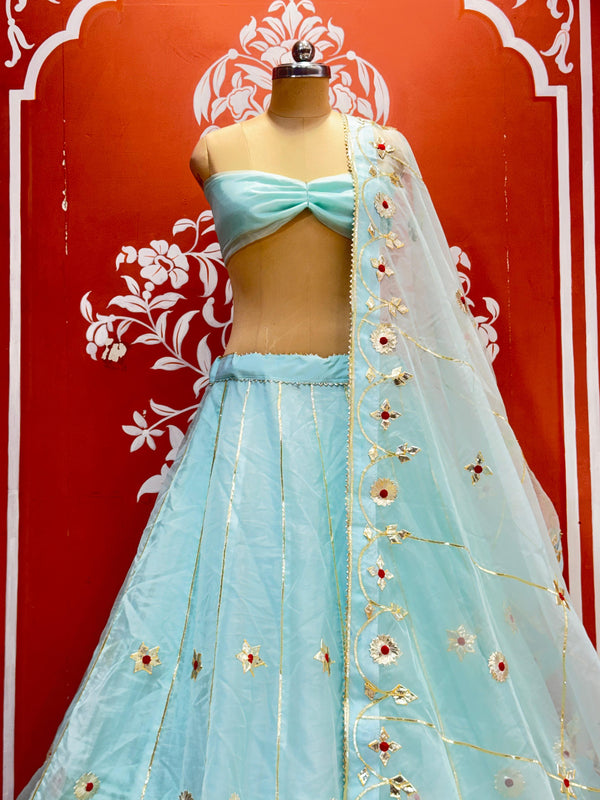 Pure Organza Lehenga Set