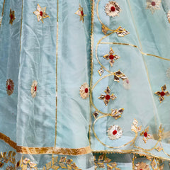 Pure Organza Lehenga Set