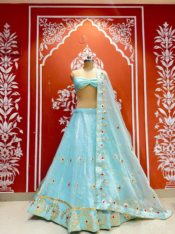 Pure Organza Lehenga Set