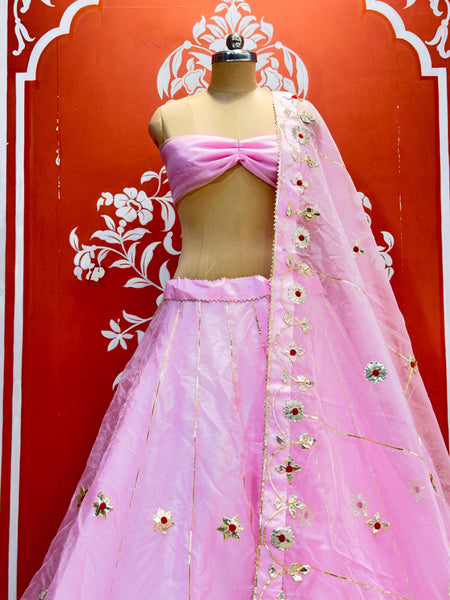 Pure Organza Lehenga Set