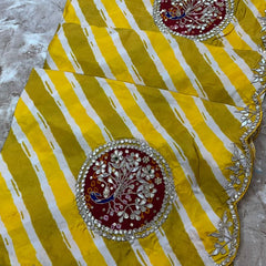 Pure Tussar Silk Leheriya