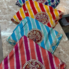 Pure Tussar Silk Leheriya