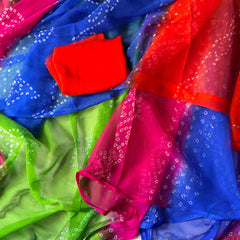 Chiffon Bandhej Saree