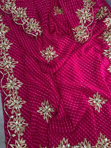 CxC Georgette Mothra Saree