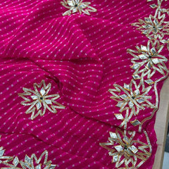CxC Georgette Mothra Saree