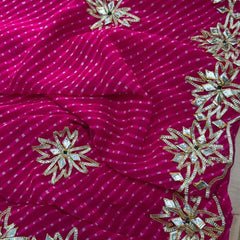 CxC Georgette Mothra Saree