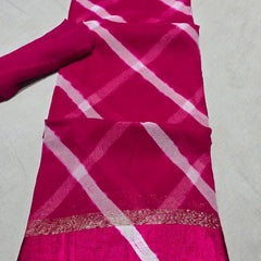 Georgette Leheriya Saree