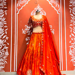 Gajji Silk Lehenga