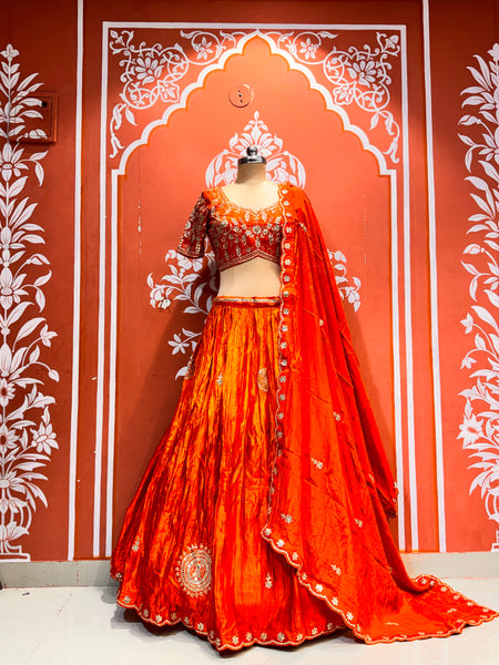 Gajji Silk Lehenga