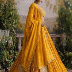 Gajji Silk Lehenga