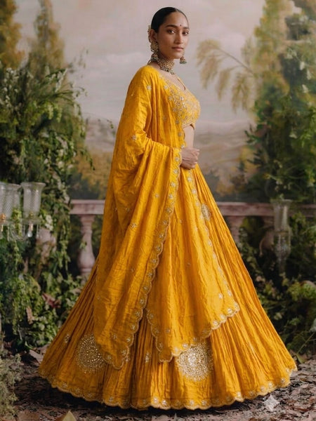 Gajji Silk Lehenga