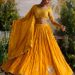 Gajji Silk Lehenga