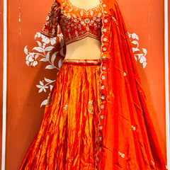 Gajji Silk Lehenga