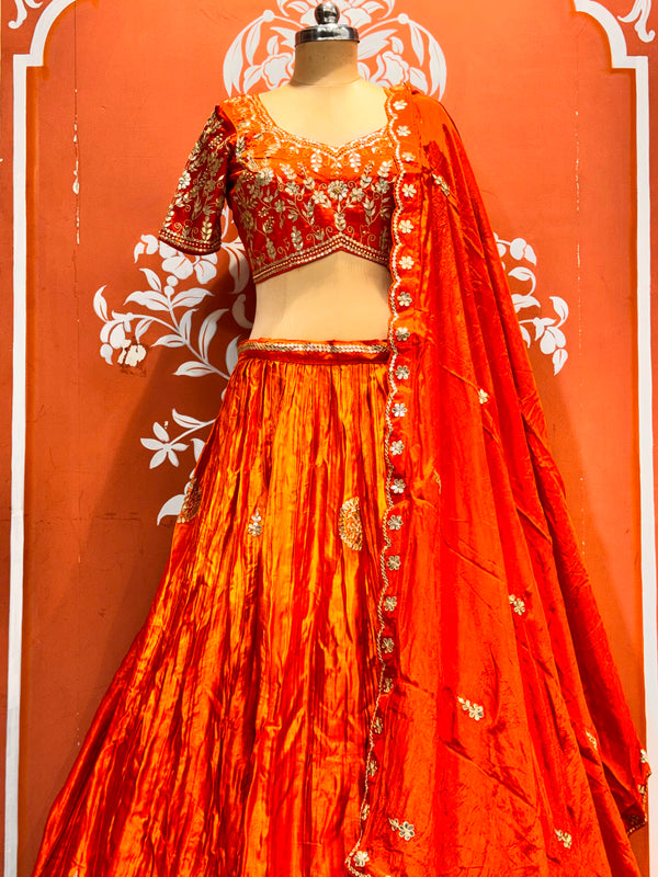 Gajji Silk Lehenga