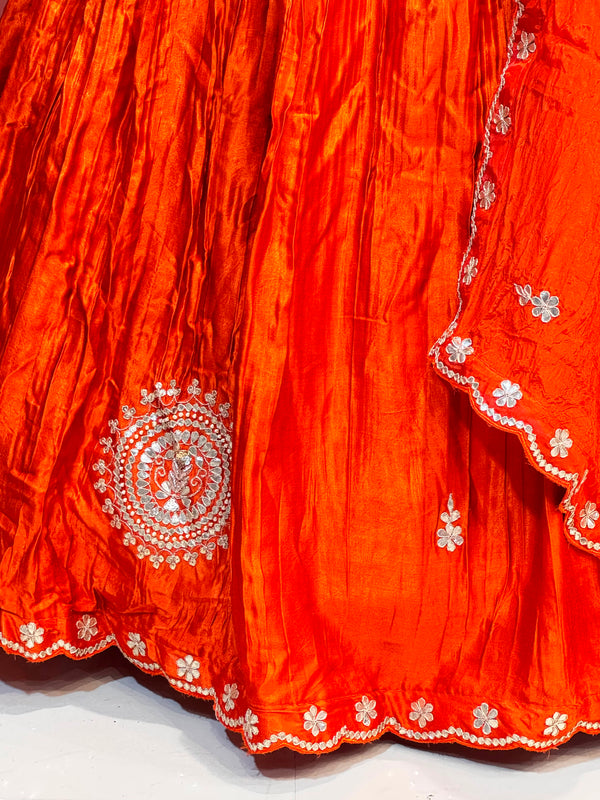 Gajji Silk Lehenga