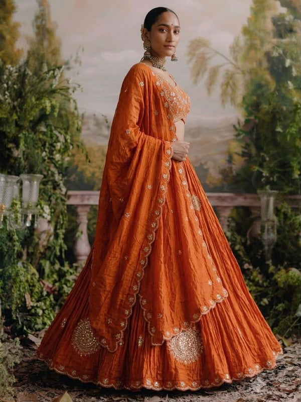 Gajji Silk Lehenga