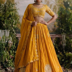 Gajji Silk Lehenga