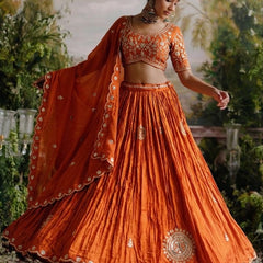 Gajji Silk Lehenga