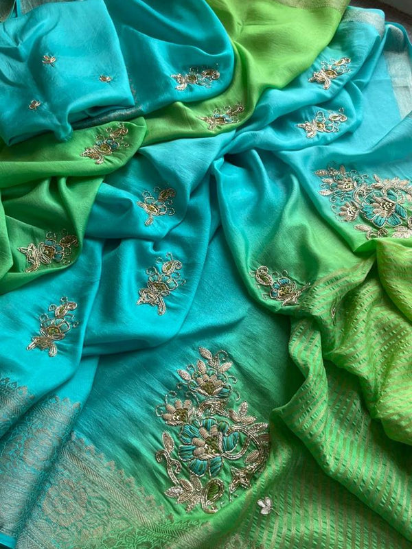 Moonga Silk Saree
