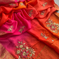 Moonga Silk Saree