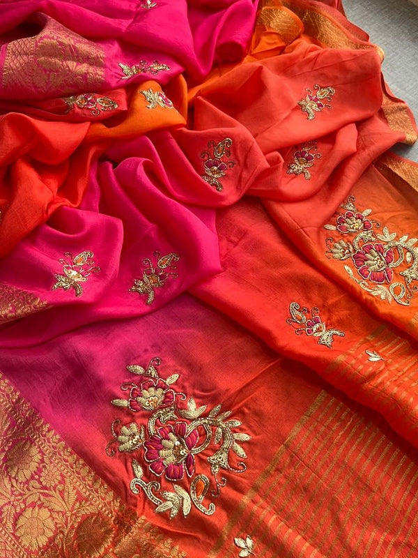 Moonga Silk Saree