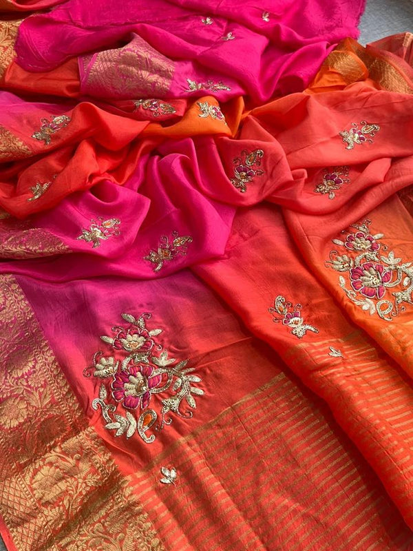 Moonga Silk Saree