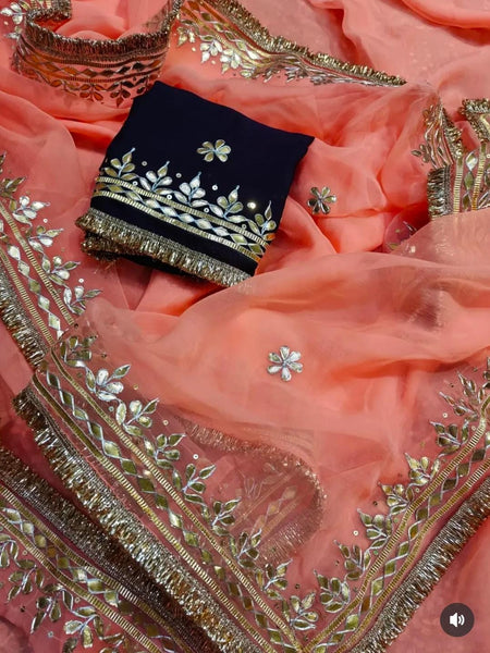 Semi Chiffon Saree
