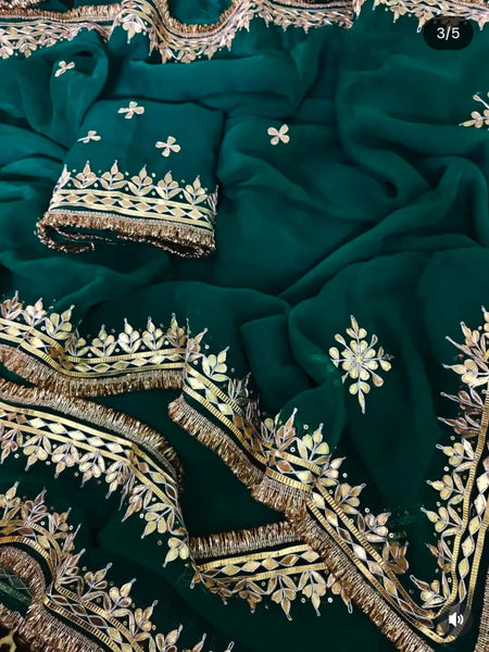 Semi Chiffon Saree