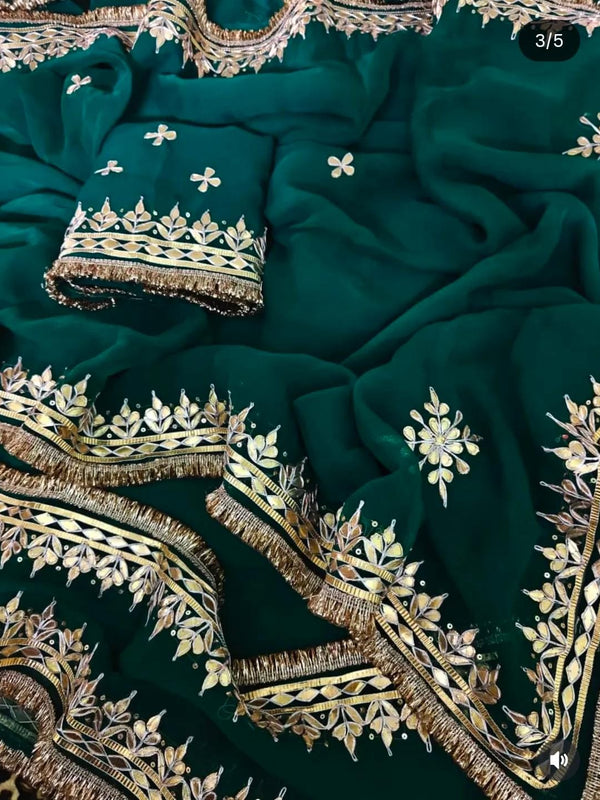 Semi Chiffon Saree