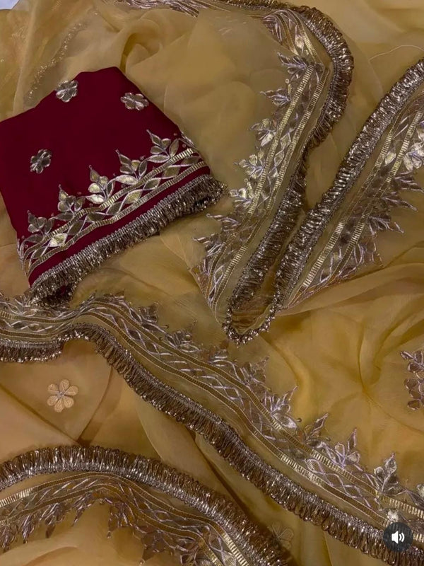 Semi Chiffon Saree