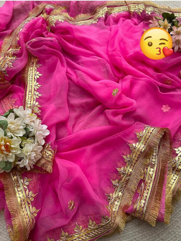 Semi Chiffon Saree